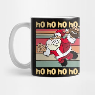 Retro Football Ho Ho Ho Mug